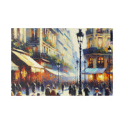 Riviera Reverie Blend French Street Painting Canvas