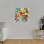 Brewed Delight Turkish Coffee Painting Canvas