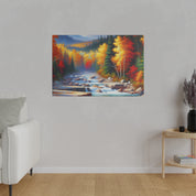 Autumn Embrace Whisper Fall Painting Canvas