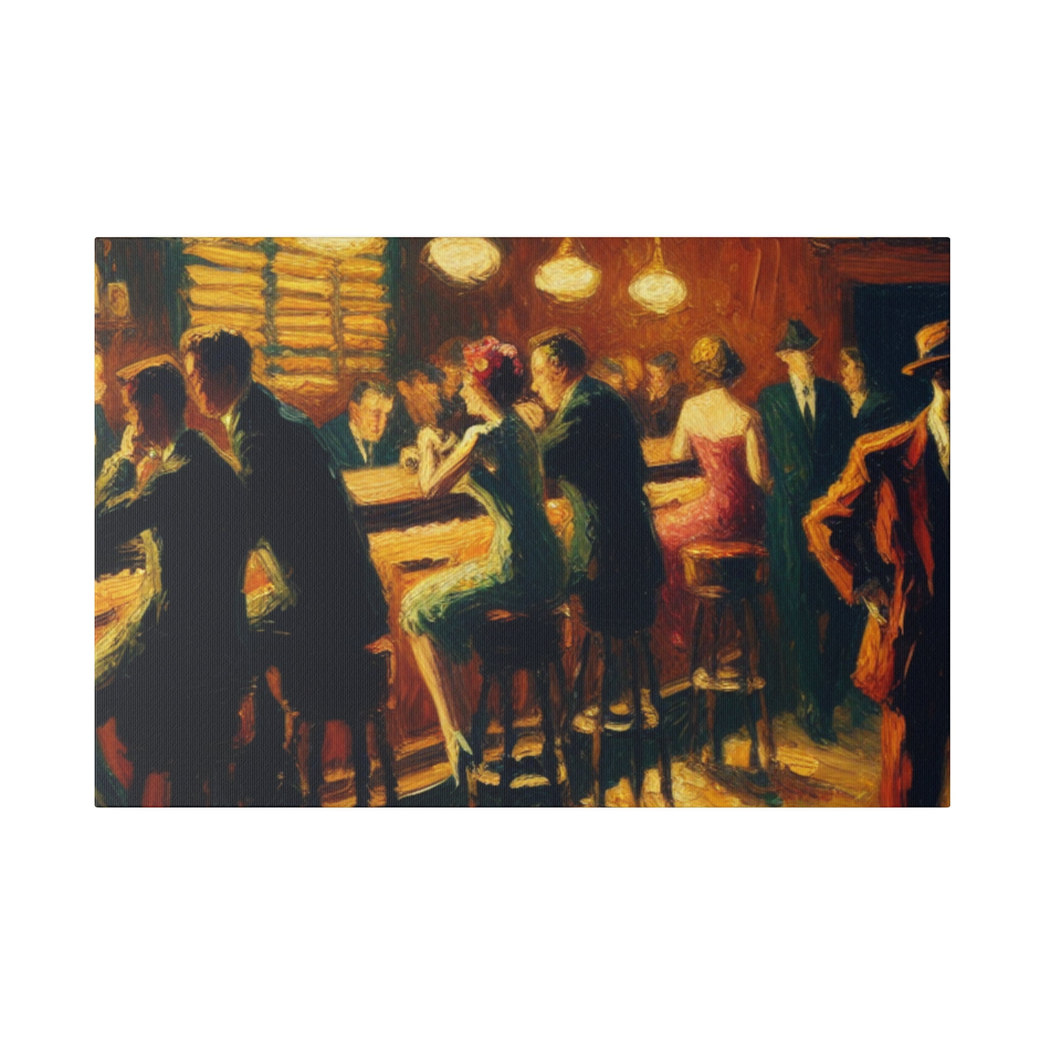 Liberty Pub 50s Reverie Retro Bar Art Canvas