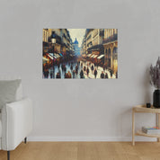 Monet's Urban Symphony French Street Painting Canvas