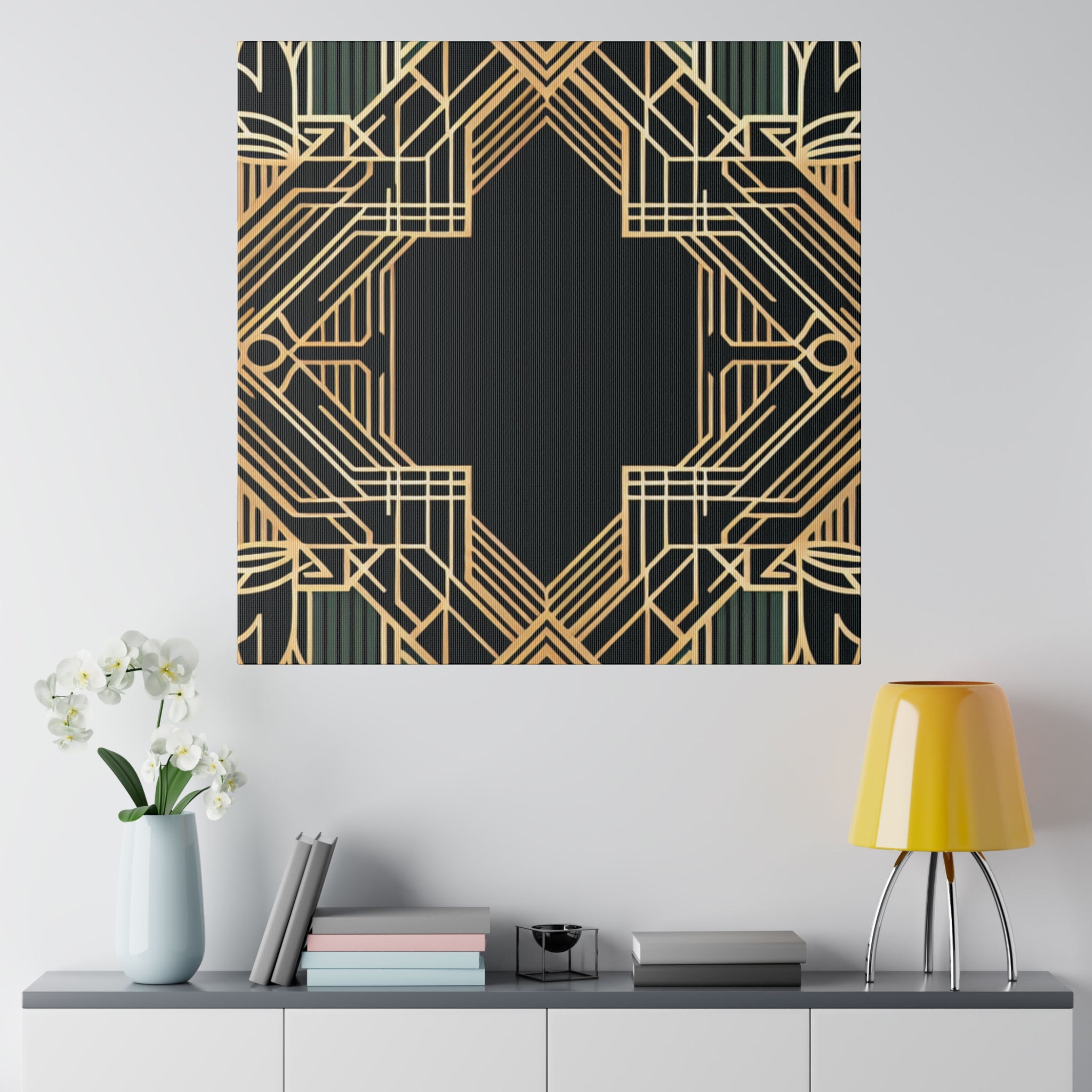 Sunset Boulevard Luxury Art Deco Wall Art Canvas