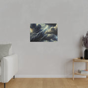 Tempest Heavens Masterpiece Lightning Painting Canvas