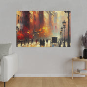 Boston Prism Portrayal Boston Street Painting Canvas