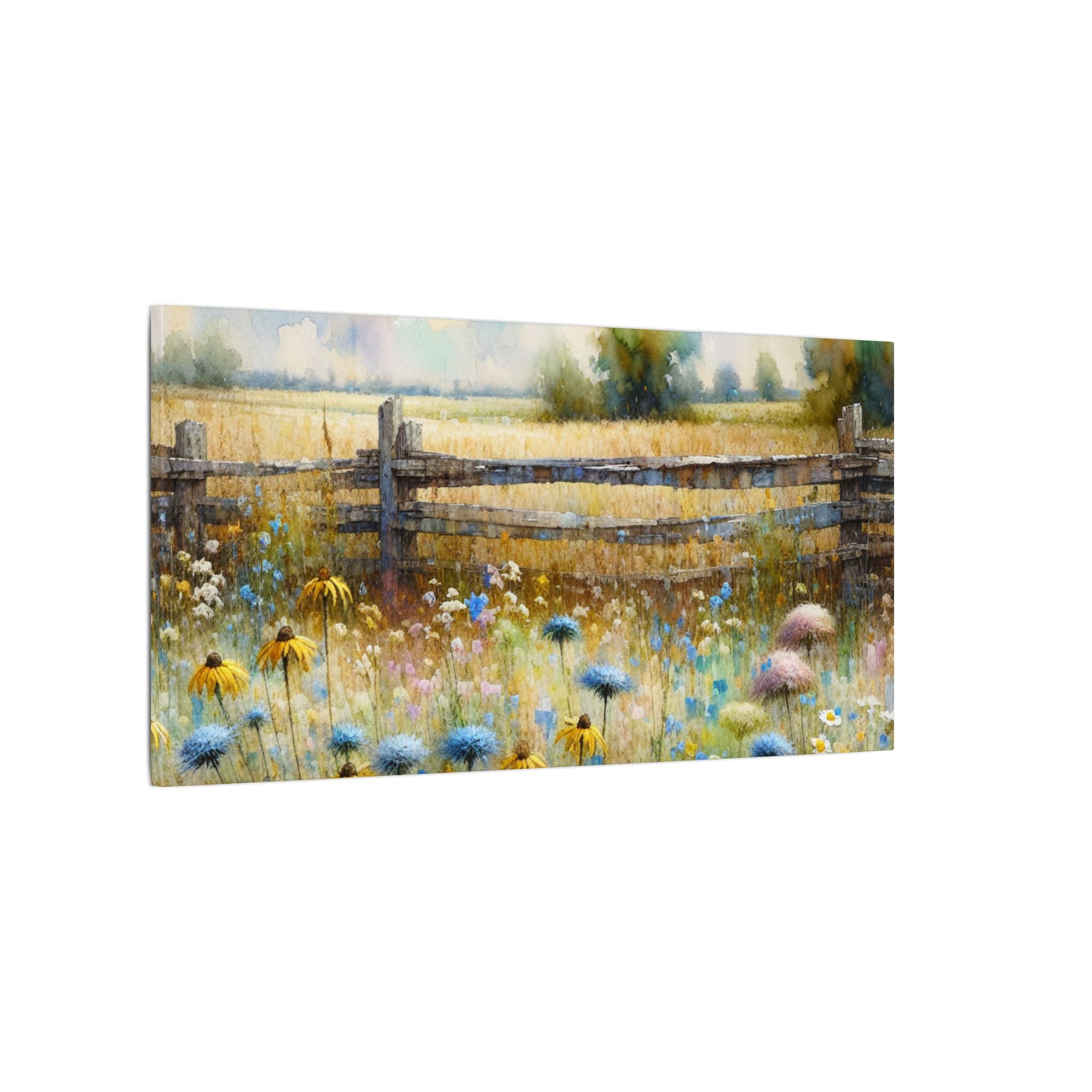 Wildflower Meadow in Bloom Canvas