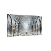 Central Park Winter Mall Canvas