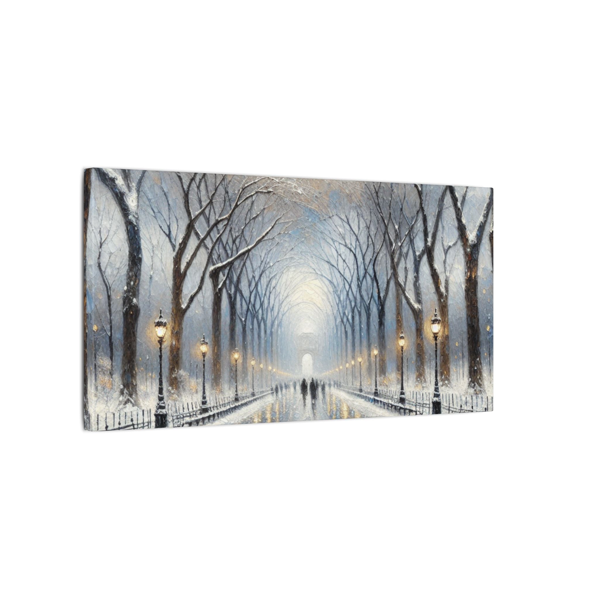 Central Park Winter Mall Canvas