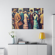 Hootch Hideout Haven Retro Speakeasy Bar Art Canvas