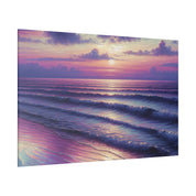 Tide Whispers Beach Painting Canvas