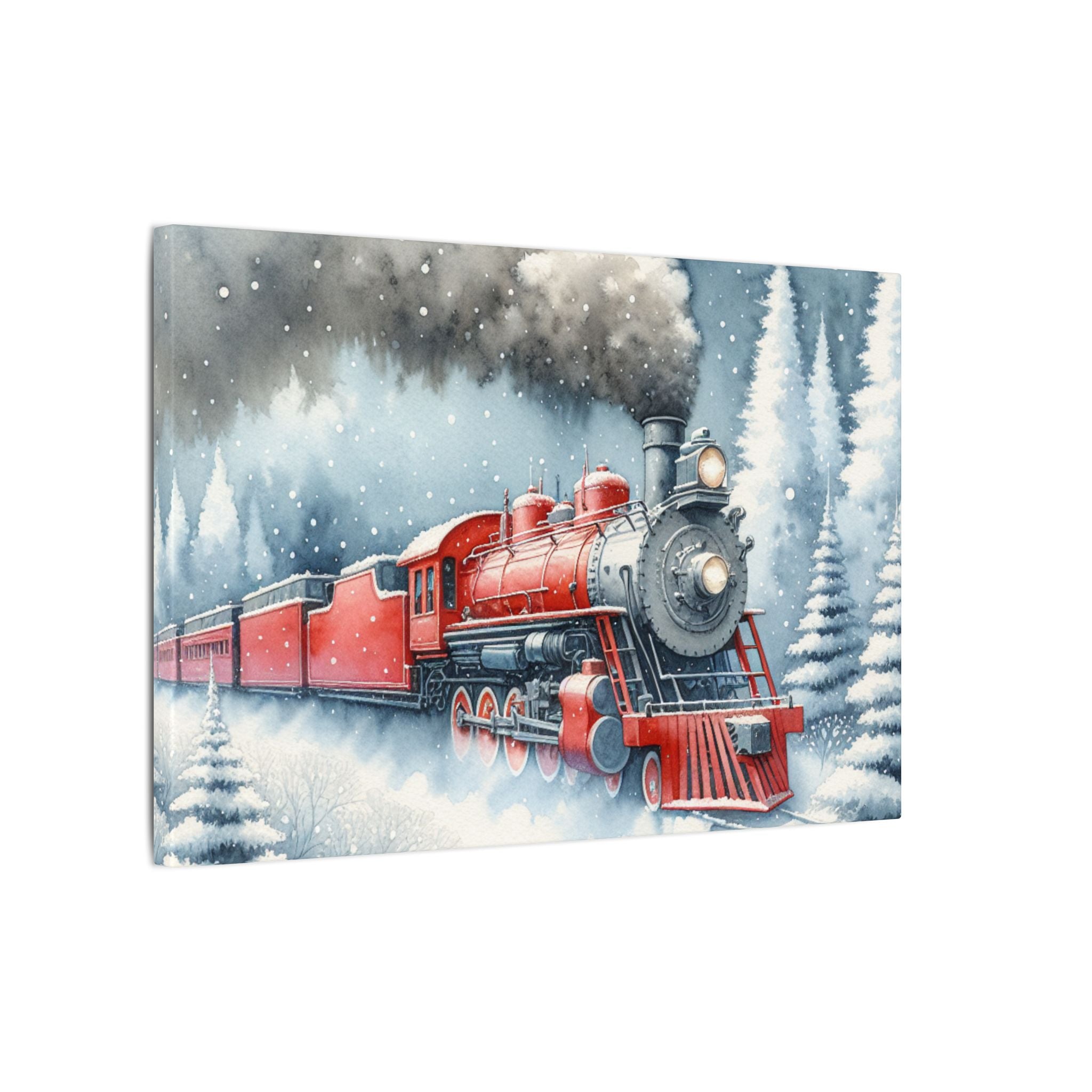 Holiday Train Journey Canvas