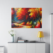 Harvest Aura Symphony Fall Painting Canvas