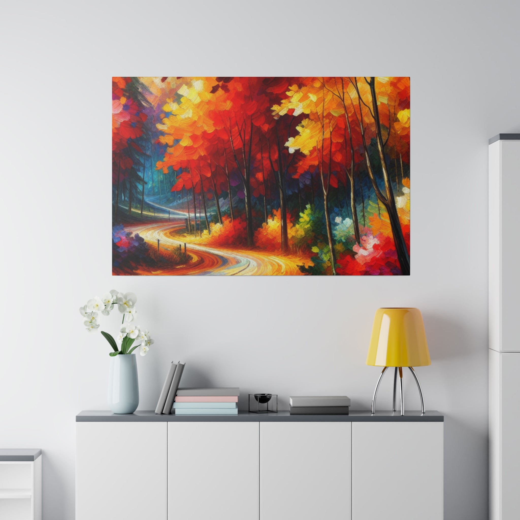 Harvest Aura Symphony Fall Painting Canvas