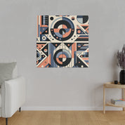 Geometry Extravaganza Geometric Painting Canvas