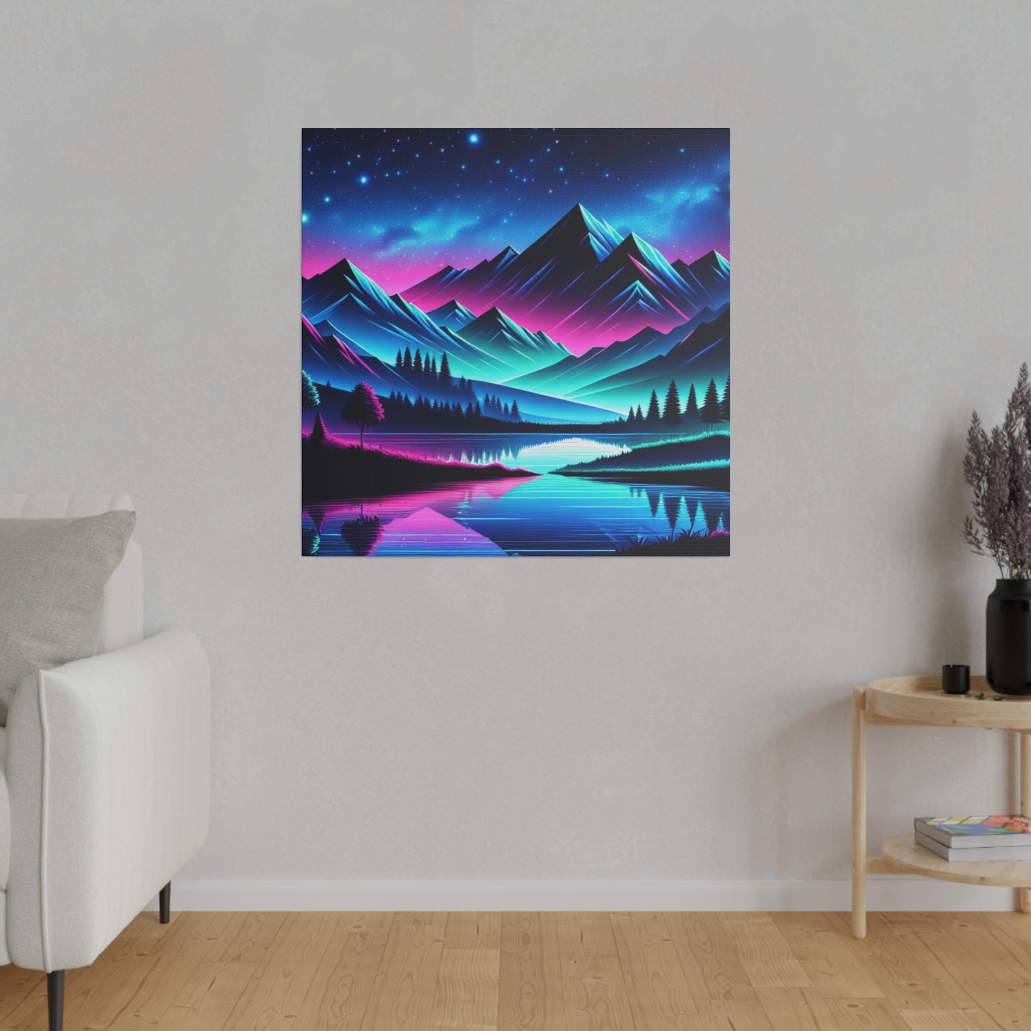 Majestic Mountain Landscape Art Canvas