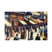 Montmartre Muse Maze French Street Painting Canvas