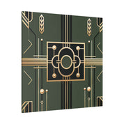 Deco Radiance Elegance Pattern Art Deco Wall Art Canvas