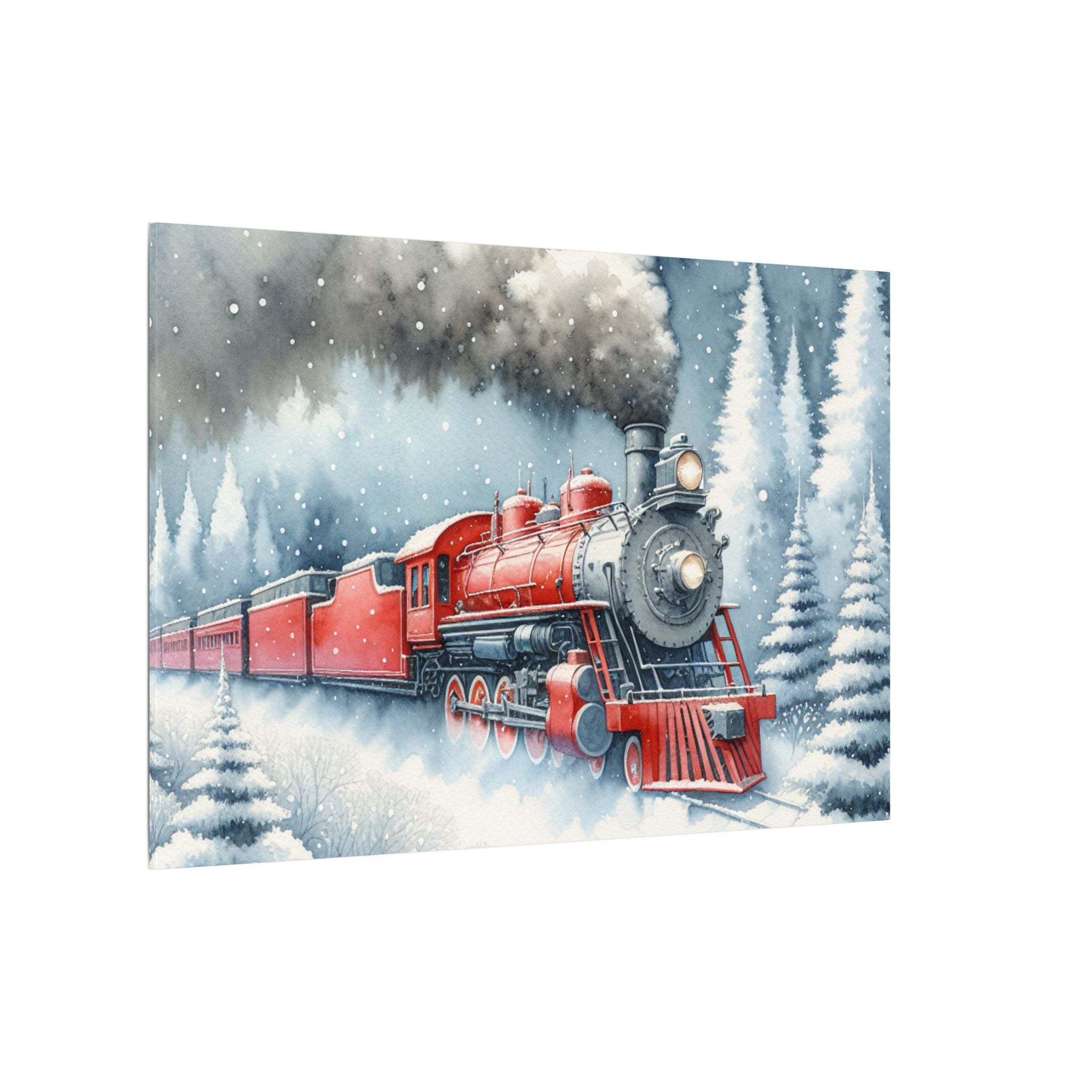 Holiday Train Journey Canvas