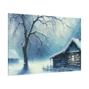 Snow Mystery of Yesteryears Winter Painting Canvas