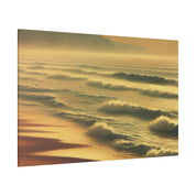 Ocean Serenity Tonalism Beach Painting Canvas