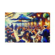 Mocha Swirl Symphony Cafe Artwork Canvas