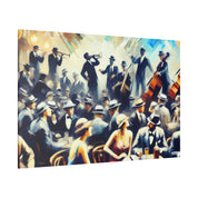 Prohibition Pour Jazz Lounge Retro Speakeasy Bar Art Canvas