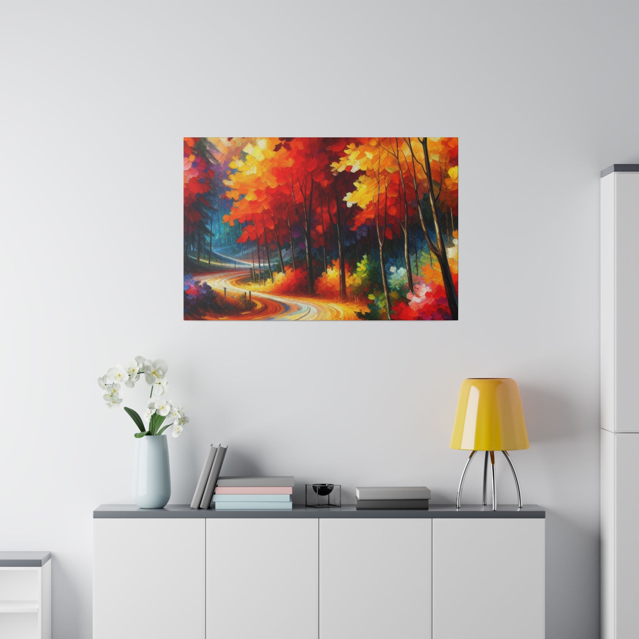 Harvest Aura Symphony Fall Painting Canvas