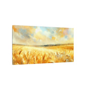 Country Side Golden Field Canvas