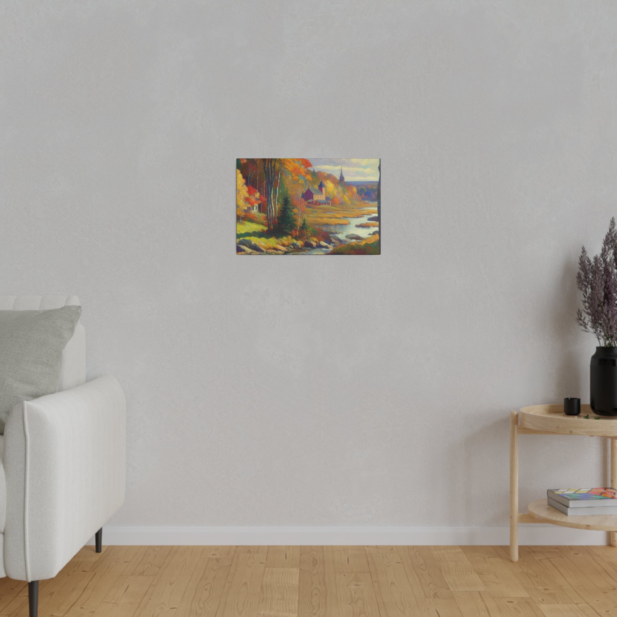 Autumn Whisper Symphony Fall Painting Canvas