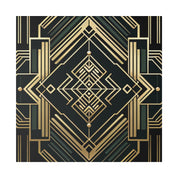 Deco Dynamo Elegance Pattern Art Deco Wall Art Canvas