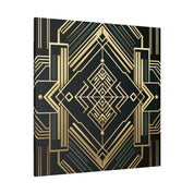 Deco Dynamo Elegance Pattern Art Deco Wall Art Canvas