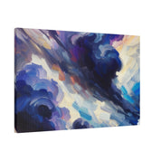 Stormy Azure Mastery Landscape Painting Canvas