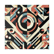 Maximalist Mosaic of Modernity Geometric Painting Canvas