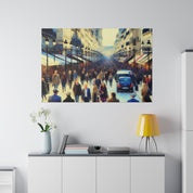 Rue d'Art Vivant French Street Painting Canvas