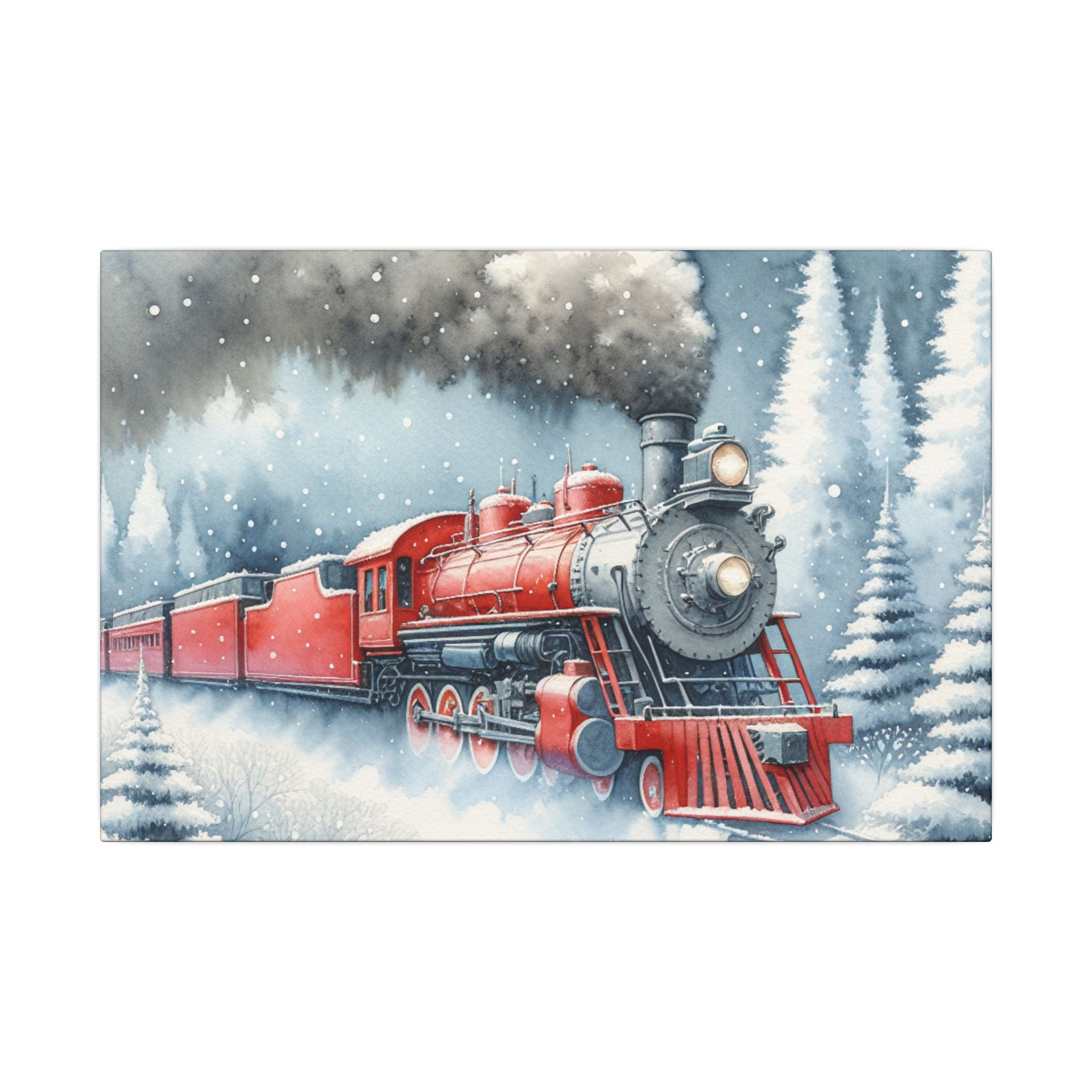 Holiday Train Journey Canvas