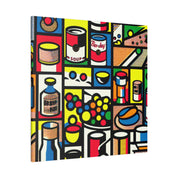 Vibrant Kitchen Pop Art Wall Art Canvas