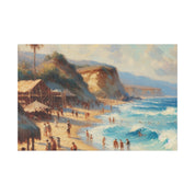 Seaside Reverie Beach Painting Canvas