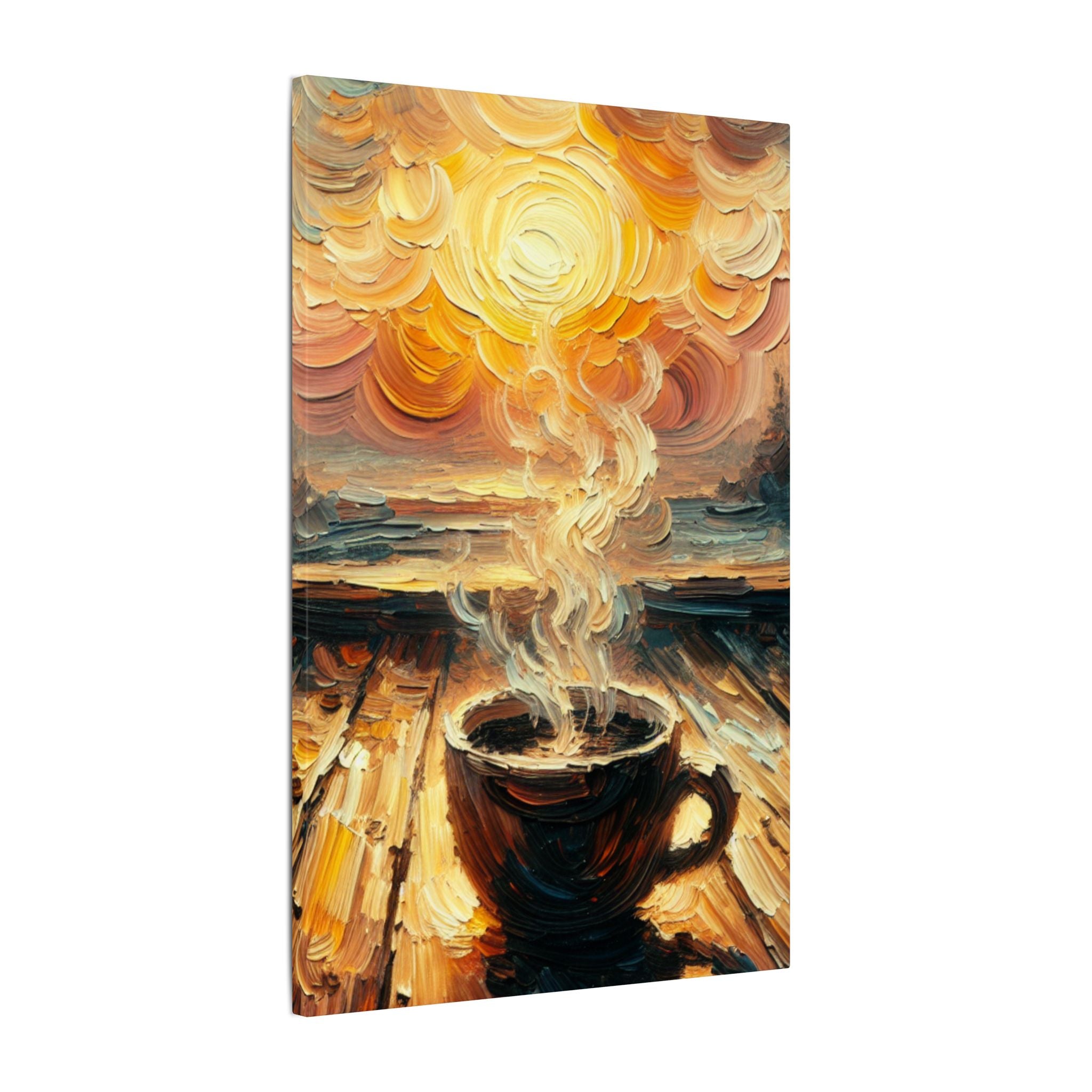 Coffee, Sunshine and the Sea Canvas