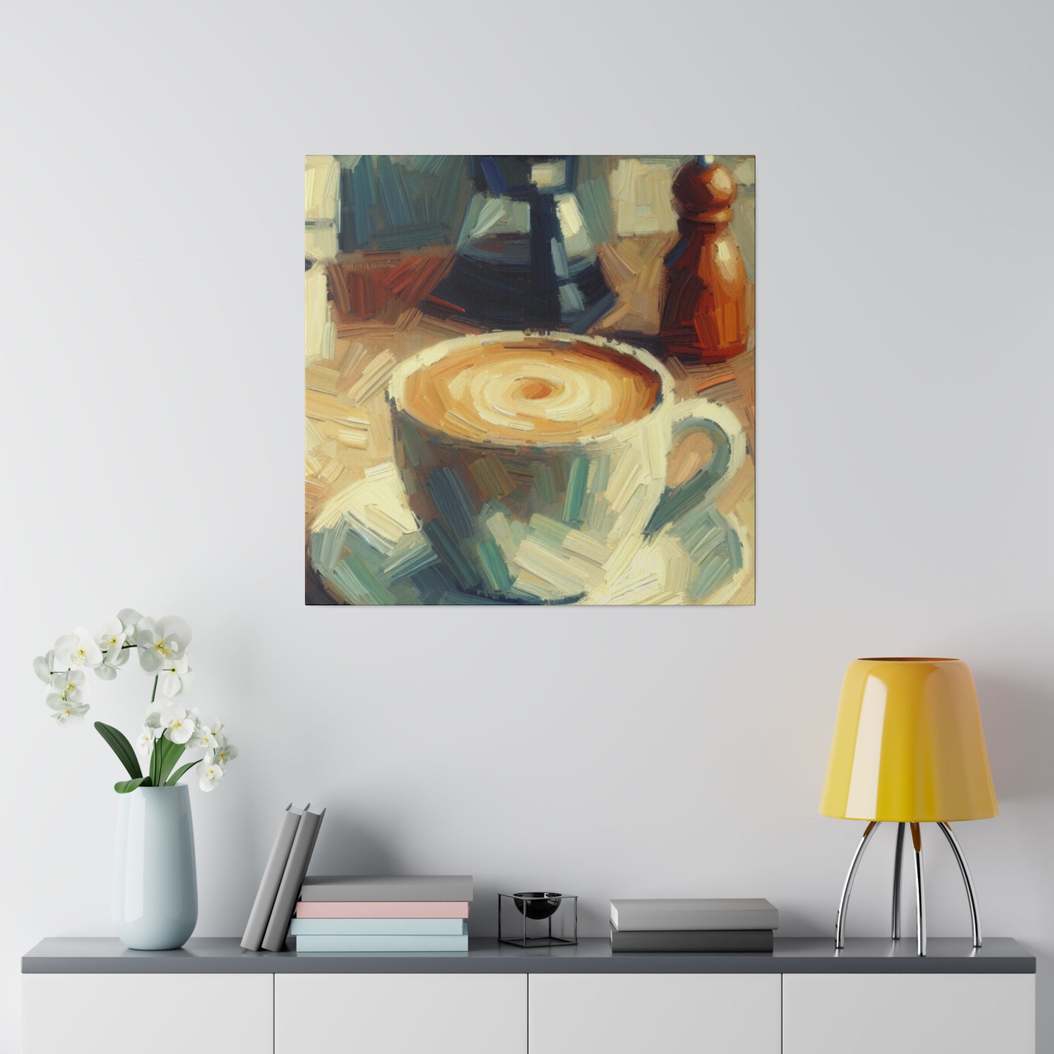 Homey Coffee Table Art Painting Coffee Wall Art Canvas