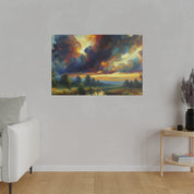 Stormscape Ethereal Euphoria Landscape Painting Canvas