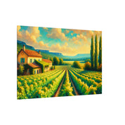 Afternoon French Vineyard Canvas