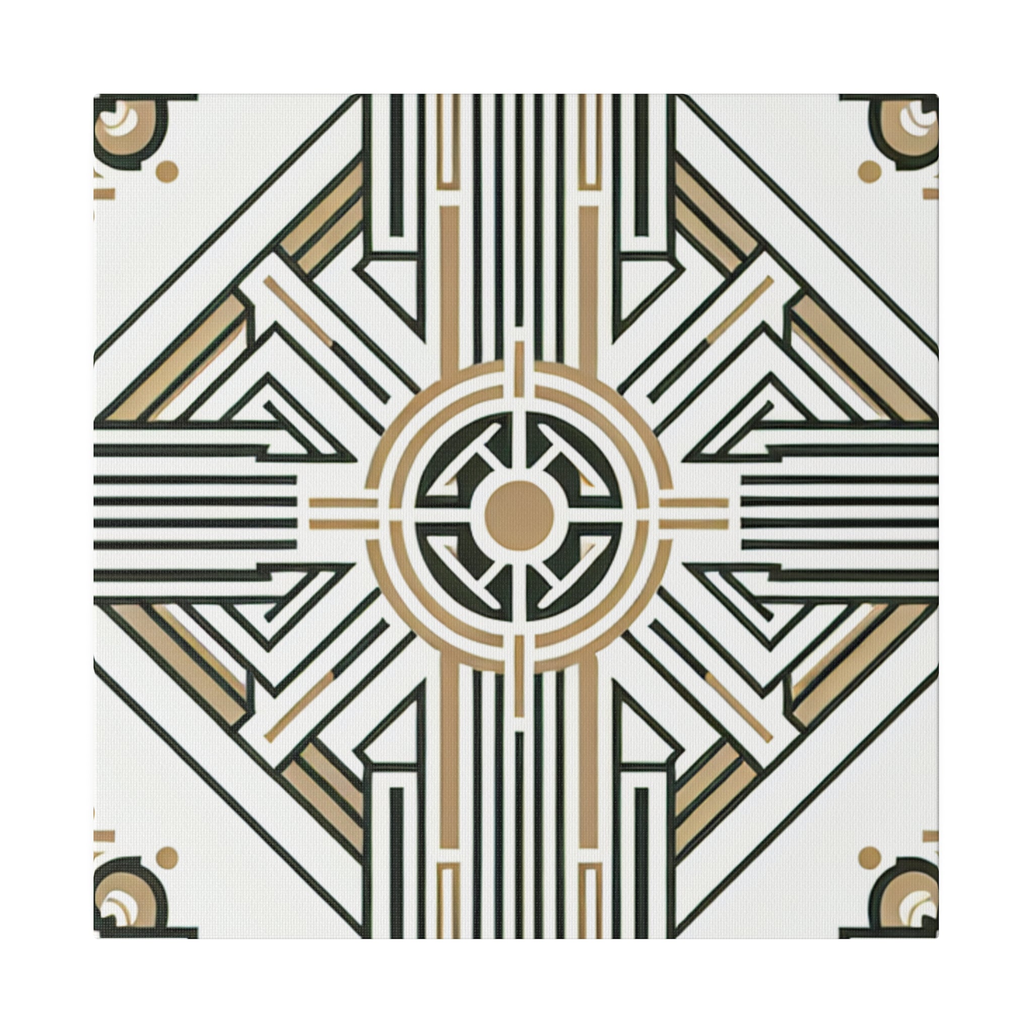 Deco Dream Revival Pattern Art Deco Wall Art Canvas