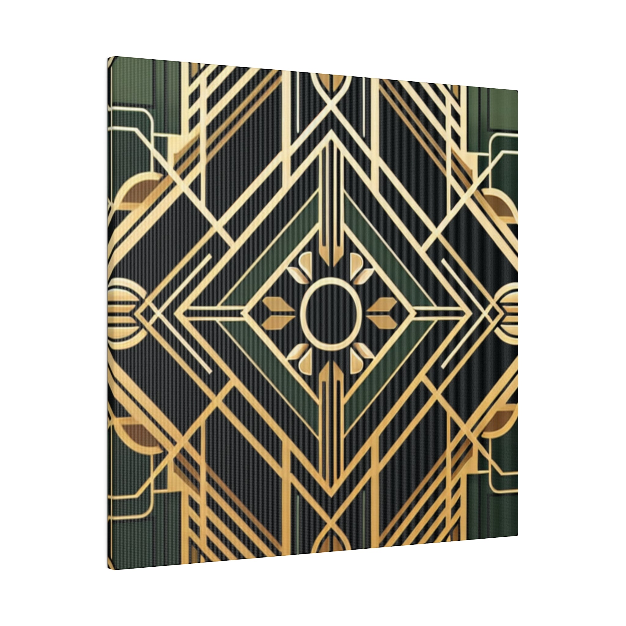 Gatsby Jazz Geometry Art Deco Wall Art Canvas