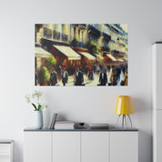 Arcadian Symphony French Street Painting Canvas