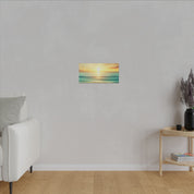 Seascape Ocean Sunset Coastal Wall Art Canvas