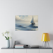 Seascape Serenity Sailboat Painting Canvas