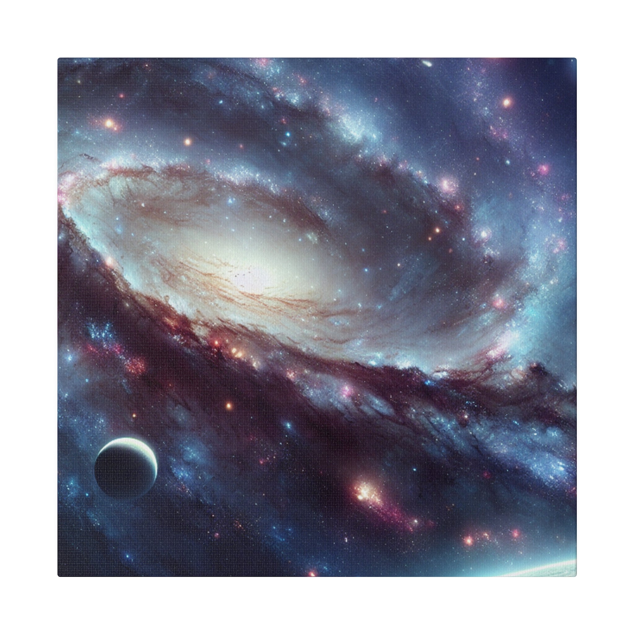 Celestial Body Cosmic Galaxy Space Art Canvas