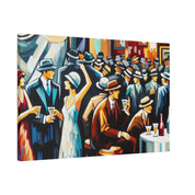 Roaring Twenties Retro Speakeasy Bar Art Canvas