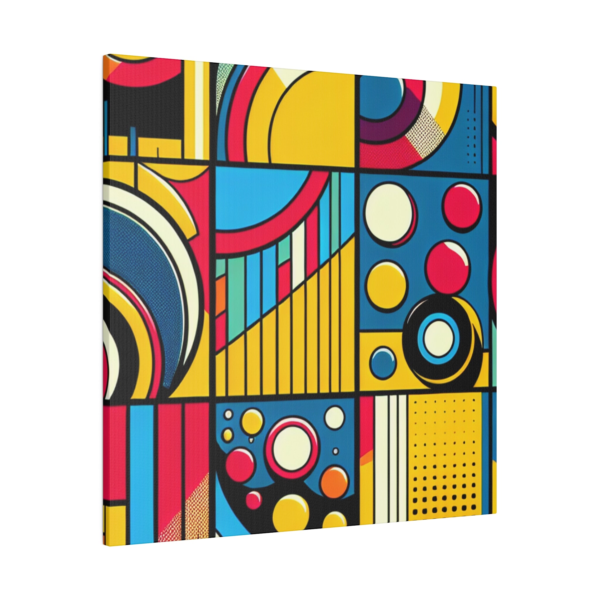 Pop Art Extravaganza Modern Abstract Wall Art Canvas