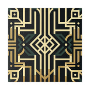 Deco Dream Fusion Pattern Art Deco Wall Art Canvas