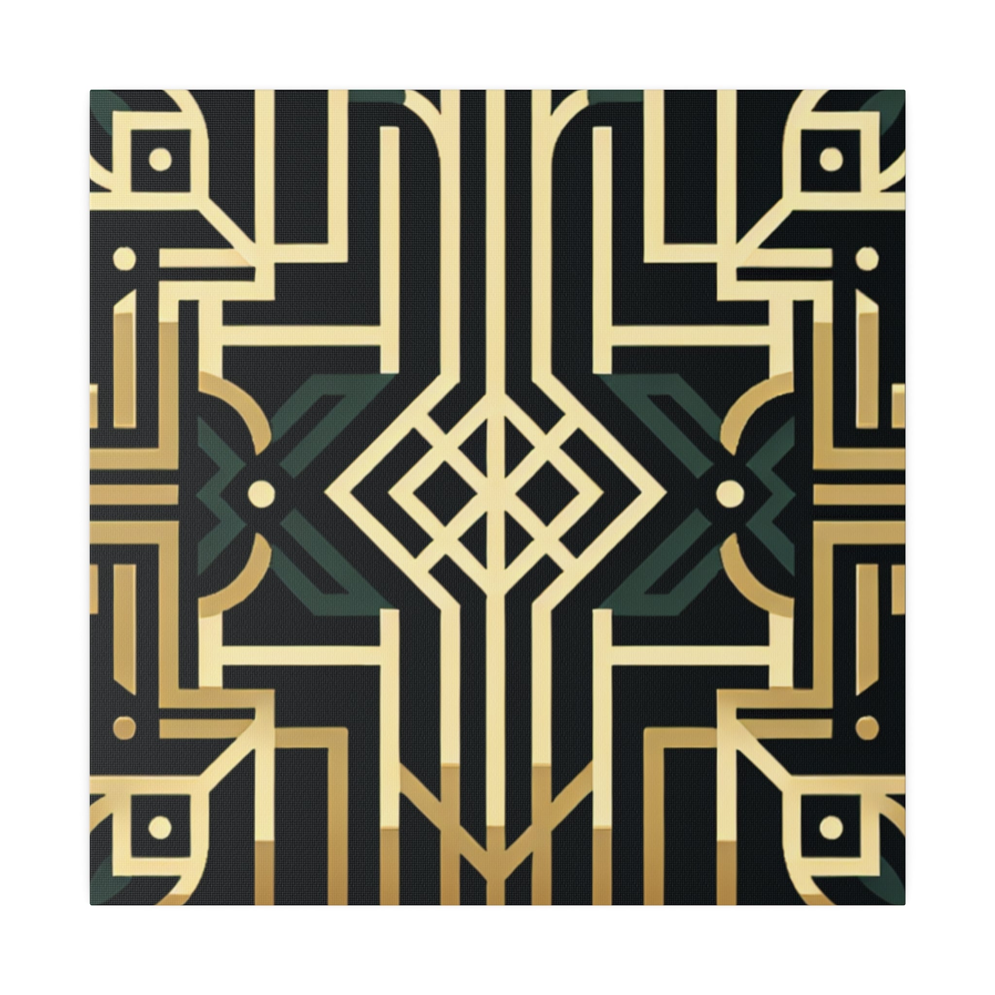 Deco Dream Fusion Pattern Art Deco Wall Art Canvas